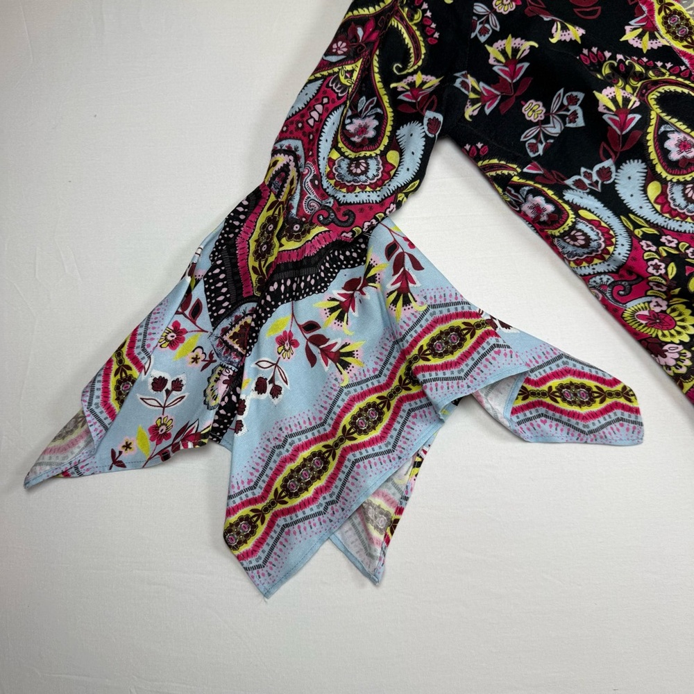 Boston Proper Button Down Blouse Flare - image 4